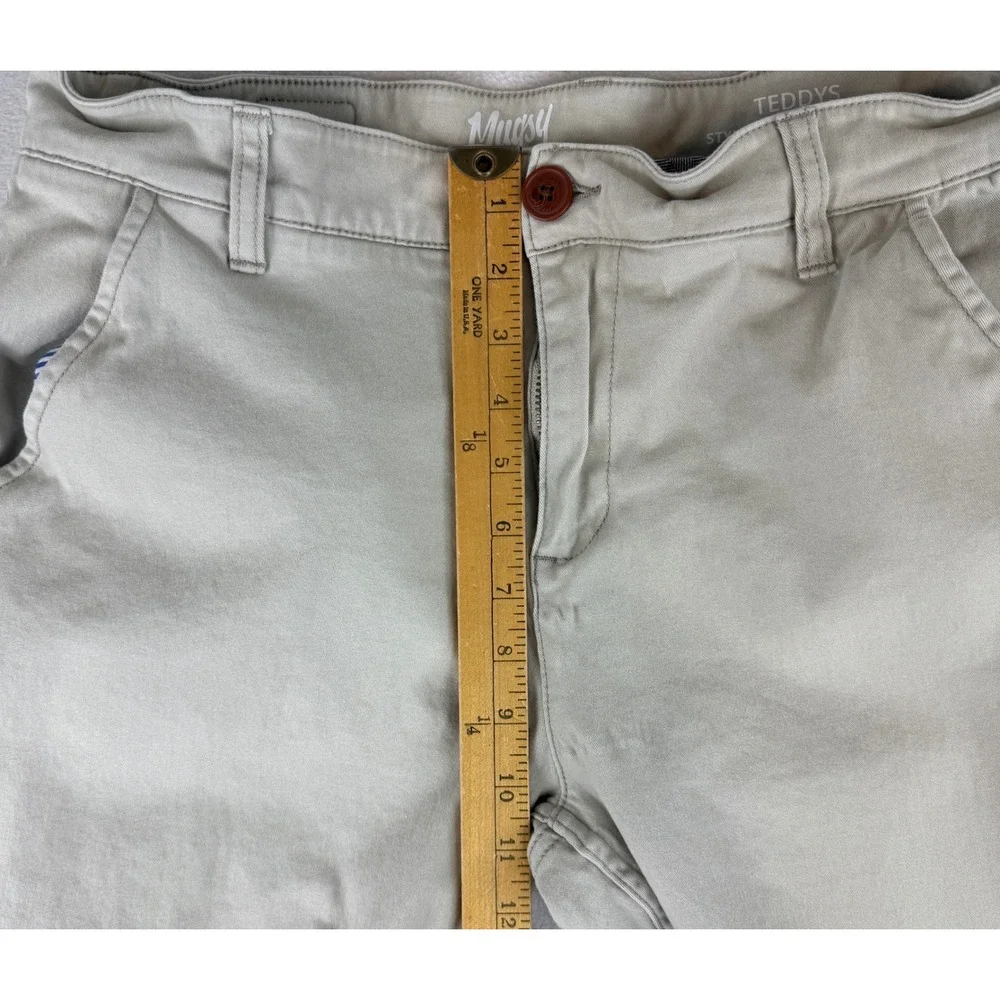 Mugsy Jeans Teddys Chino Pants Mens 36x32 Khaki Tan Stretch Casual K3PNLK